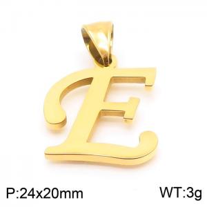 Stainless Steel Gold-plating Pendant - KP54483-CD