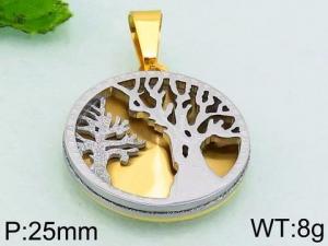 Stainless Steel Gold-plating Pendant - KP54926-KL