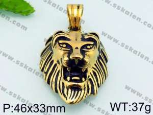 Stainless Steel Gold-plating Pendant - KP55158-TLX