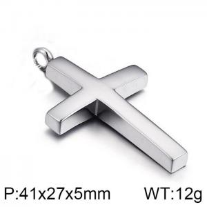 Stainless Steel Cross Pendant - KP55904-BD