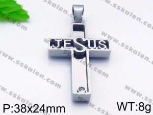 Stainless Steel Cross Pendant - KP56171-JE