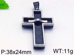 Stainless Steel Cross Pendant - KP56182-JE
