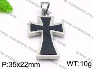 Stainless Steel Cross Pendant - KP56873-JE