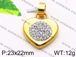 Stainless Steel Gold-plating Pendant - KP56994-Z