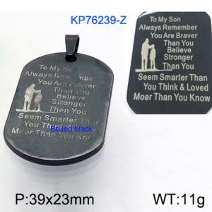 Stainless Steel Popular Pendant - KP76239-Z