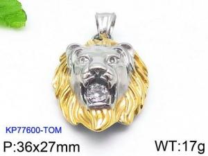 Stainless Steel Gold-plating Pendant - KP77600-TOM