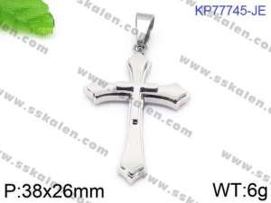 Stainless Steel Cross Pendant - KP77745-JE