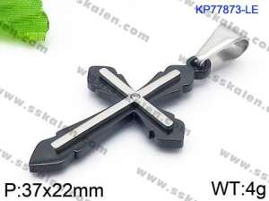 Stainless Steel Cross Pendant - KP77873-LE