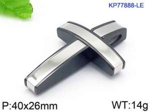 Stainless Steel Cross Pendant - KP77888-LE