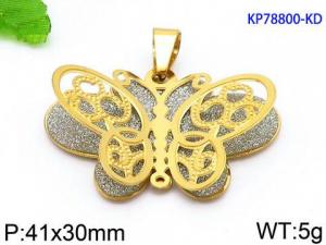 Stainless Steel Gold-plating Pendant - KP78800-KD