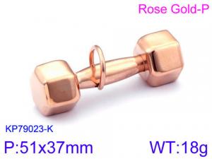 SS Rose Gold-plating Pendant - KP79023-K
