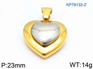 Stainless Steel Gold-plating Pendant - KP79132-Z