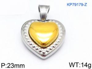 Stainless Steel Gold-plating Pendant - KP79179-Z