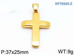 Stainless Steel Cross Pendant - KP79340-Z