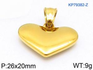 Stainless Steel Gold-plating Pendant - KP79382-Z