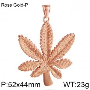 SS Rose Gold-plating Pendant - KP79815-K