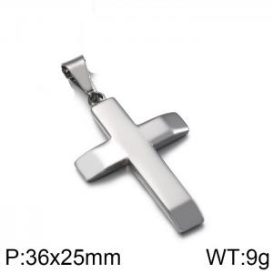 Stainless Steel Cross Pendant - KP79863-Z