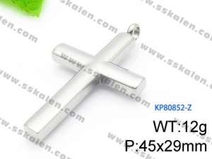 Stainless Steel Cross Pendant - KP80852-Z