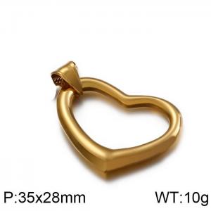 Stainless Steel Gold-plating Pendant - KP80860-Z