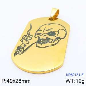 Stainless Steel Gold-plating Pendant - KP82131-Z