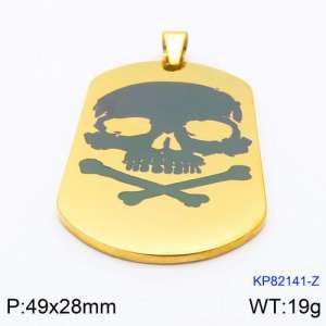 Stainless Steel Gold-plating Pendant - KP82141-Z