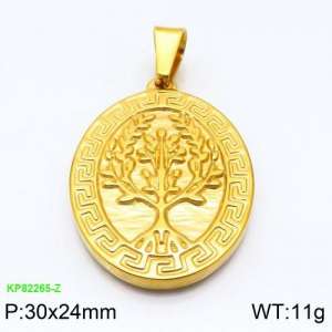 Stainless Steel Gold-plating Pendant - KP82265-Z