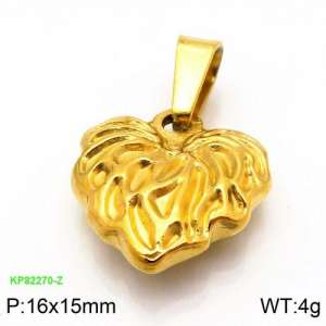 Stainless Steel Gold-plating Pendant - KP82270-Z