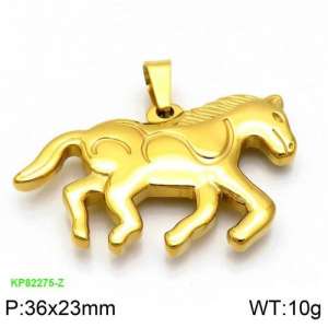 Stainless Steel Gold-plating Pendant - KP82275-Z