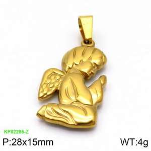 Stainless Steel Gold-plating Pendant - KP82285-Z