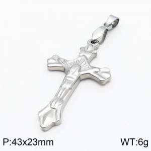 Stainless Steel Cross Pendant - KP82686-Z