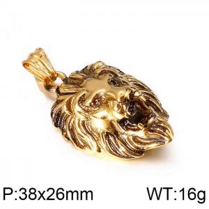 Stainless Steel Gold-plating Pendant - KP82795-BDJX