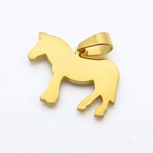 Stainless Steel Gold-plating Pendant - KP83202-SS