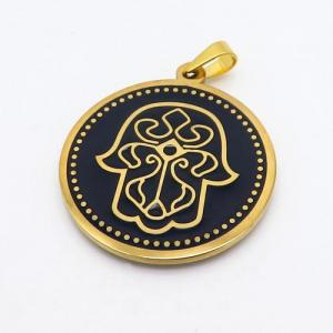 Stainless Steel Gold-plating Pendant - KP83984-SS