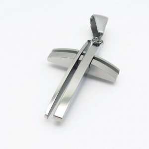 Stainless Steel Cross Pendant - KP93373-LE