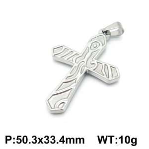 Stainless Steel Cross Pendant - KP93818-Z