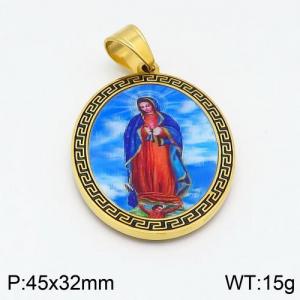 Stainless Steel Gold-plating Pendant - KP94161-JL