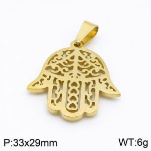 Stainless Steel Gold-plating Pendant - KP94349-JM