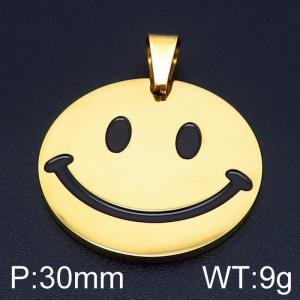 Stainless Steel Gold-plating Pendant - KP96982-Z