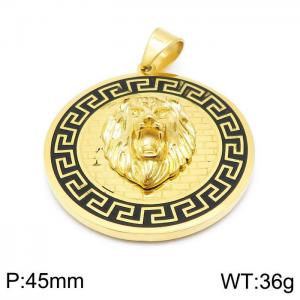 Stainless Steel Gold-plating Pendant - KP97336-LK