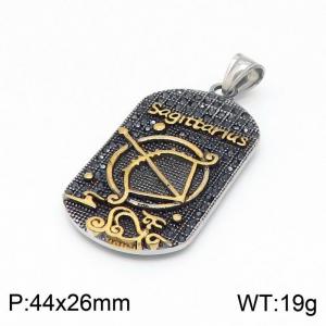 Stainless Steel Gold-plating Pendant - KP97508-TLA