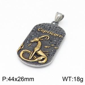 Stainless Steel Gold-plating Pendant - KP97509-TLA