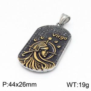 Stainless Steel Gold-plating Pendant - KP97515-TLA