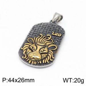 Stainless Steel Gold-plating Pendant - KP97518-TLA