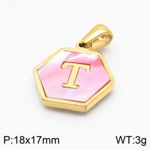 Stainless Steel Gold-plating Pendant - KP97703-LB