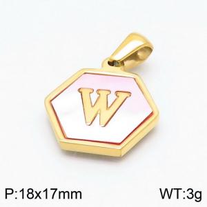 Stainless Steel Gold-plating Pendant - KP97706-LB