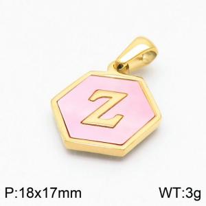 Stainless Steel Gold-plating Pendant - KP97709-LB