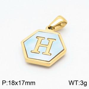 Stainless Steel Gold-plating Pendant - KP97716-LB