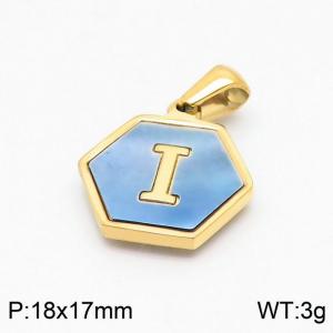 Stainless Steel Gold-plating Pendant - KP97718-LB