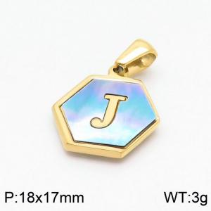 Stainless Steel Gold-plating Pendant - KP97719-LB