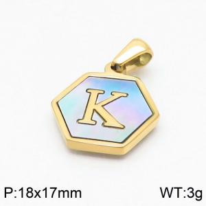 Stainless Steel Gold-plating Pendant - KP97720-LB